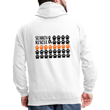 Load image into Gallery viewer, K9s Lead the Way - SAR - Contrast Hoodie - white/gray