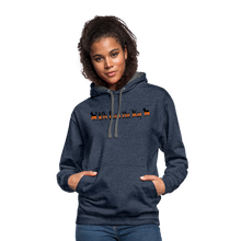 Load image into Gallery viewer, K9s Lead the Way - SAR - Contrast Hoodie - indigo heather/asphalt