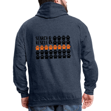 Load image into Gallery viewer, K9s Lead the Way - SAR - Contrast Hoodie - indigo heather/asphalt