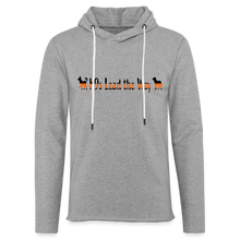 Load image into Gallery viewer, K9s Lead the Way - SAR - Unisex Lightweight Terry Hoodie - heather gray