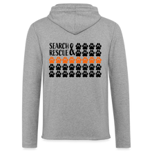 Load image into Gallery viewer, K9s Lead the Way - SAR - Unisex Lightweight Terry Hoodie - heather gray