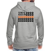 Load image into Gallery viewer, K9s Lead the Way - SAR - Unisex Lightweight Terry Hoodie - heather gray