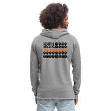 Load image into Gallery viewer, K9s Lead the Way - SAR - Unisex Lightweight Terry Hoodie - heather gray