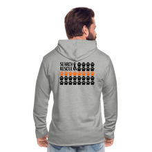 Load image into Gallery viewer, K9s Lead the Way - SAR - Unisex Lightweight Terry Hoodie - heather gray