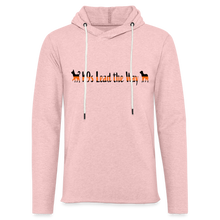 Load image into Gallery viewer, K9s Lead the Way - SAR - Unisex Lightweight Terry Hoodie - cream heather pink
