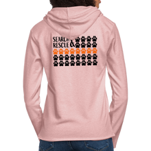 Load image into Gallery viewer, K9s Lead the Way - SAR - Unisex Lightweight Terry Hoodie - cream heather pink