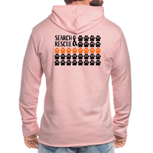 Load image into Gallery viewer, K9s Lead the Way - SAR - Unisex Lightweight Terry Hoodie - cream heather pink