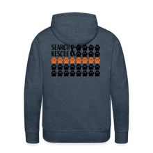 Load image into Gallery viewer, K9s Lead the Way - SAR - Men’s Premium Hoodie - heather denim