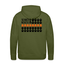 Load image into Gallery viewer, K9s Lead the Way - SAR - Men’s Premium Hoodie - olive green