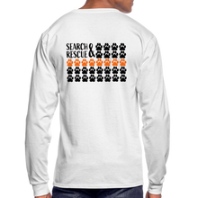 Load image into Gallery viewer, K9s Lead the Way - SAR - Men's Long Sleeve T-Shirt - white