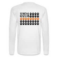 Load image into Gallery viewer, K9s Lead the Way - SAR - Men's Long Sleeve T-Shirt - white