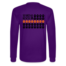 Load image into Gallery viewer, K9s Lead the Way - SAR - Men's Long Sleeve T-Shirt - purple