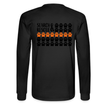 Load image into Gallery viewer, K9s Lead the Way - SAR - Men's Long Sleeve T-Shirt - black