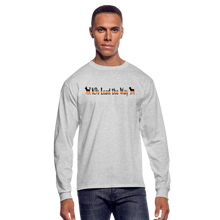 Load image into Gallery viewer, K9s Lead the Way - SAR - Men's Long Sleeve T-Shirt - heather gray