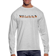 Load image into Gallery viewer, K9s Lead the Way - SAR - Men's Long Sleeve T-Shirt - heather gray