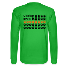 Load image into Gallery viewer, K9s Lead the Way - SAR - Men's Long Sleeve T-Shirt - bright green