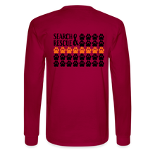 Load image into Gallery viewer, K9s Lead the Way - SAR - Men's Long Sleeve T-Shirt - dark red