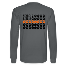 Load image into Gallery viewer, K9s Lead the Way - SAR - Men's Long Sleeve T-Shirt - charcoal