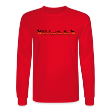 Load image into Gallery viewer, K9s Lead the Way - SAR - Men's Long Sleeve T-Shirt - red