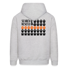 Load image into Gallery viewer, K9s Lead the Way - SAR - Men's Hoodie - ash