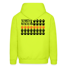Load image into Gallery viewer, K9s Lead the Way - SAR - Men's Hoodie - safety green