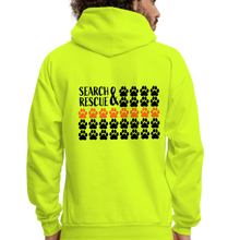 Load image into Gallery viewer, K9s Lead the Way - SAR - Men's Hoodie - safety green
