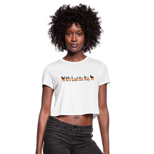 Load image into Gallery viewer, K9s Lead the Way - SAR - Women's Cropped T-Shirt - white
