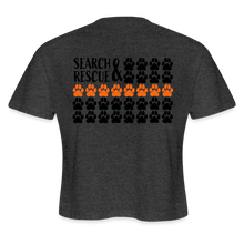 Load image into Gallery viewer, K9s Lead the Way - SAR - Women's Cropped T-Shirt - deep heather