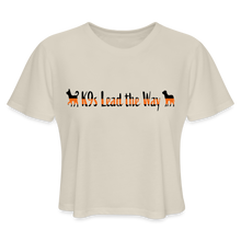 Load image into Gallery viewer, K9s Lead the Way - SAR - Women's Cropped T-Shirt - dust