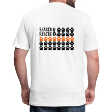 Load image into Gallery viewer, K9s Lead the Way - SAR - Fitted Cotton/Poly T-Shirt by Next Level - white