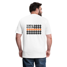 Load image into Gallery viewer, K9s Lead the Way - SAR - Fitted Cotton/Poly T-Shirt by Next Level - white