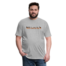 Load image into Gallery viewer, K9s Lead the Way - SAR - Fitted Cotton/Poly T-Shirt by Next Level - heather gray