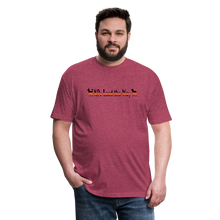 Load image into Gallery viewer, K9s Lead the Way - SAR - Fitted Cotton/Poly T-Shirt by Next Level - heather burgundy