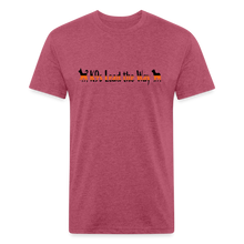 Load image into Gallery viewer, K9s Lead the Way - SAR - Fitted Cotton/Poly T-Shirt by Next Level - heather burgundy
