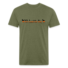 Load image into Gallery viewer, K9s Lead the Way - SAR - Fitted Cotton/Poly T-Shirt by Next Level - heather military green