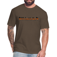 Load image into Gallery viewer, K9s Lead the Way - SAR - Fitted Cotton/Poly T-Shirt by Next Level - heather espresso
