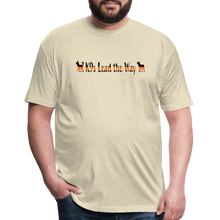 Load image into Gallery viewer, K9s Lead the Way - SAR - Fitted Cotton/Poly T-Shirt by Next Level - heather cream