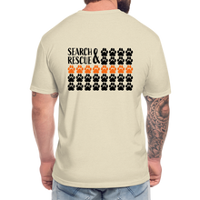 Load image into Gallery viewer, K9s Lead the Way - SAR - Fitted Cotton/Poly T-Shirt by Next Level - heather cream