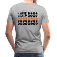 Load image into Gallery viewer, K9s Lead the Way - SAR - Men's Premium T-Shirt - heather gray