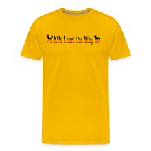 Load image into Gallery viewer, K9s Lead the Way - SAR - Men's Premium T-Shirt - sun yellow