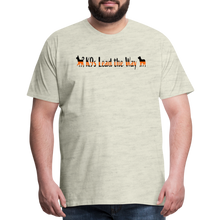 Load image into Gallery viewer, K9s Lead the Way - SAR - Men's Premium T-Shirt - heather oatmeal