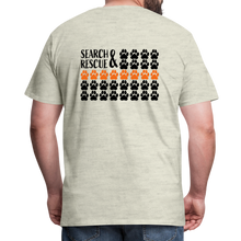 Load image into Gallery viewer, K9s Lead the Way - SAR - Men's Premium T-Shirt - heather oatmeal