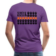 Load image into Gallery viewer, K9s Lead the Way - SAR - Men's Premium T-Shirt - purple