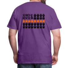 Load image into Gallery viewer, K9s Lead the Way - SAR - Men's Premium T-Shirt - purple