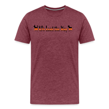 Load image into Gallery viewer, K9s Lead the Way - SAR - Men's Premium T-Shirt - heather burgundy