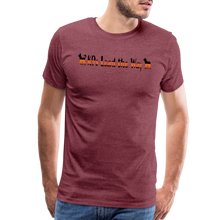 Load image into Gallery viewer, K9s Lead the Way - SAR - Men's Premium T-Shirt - heather burgundy