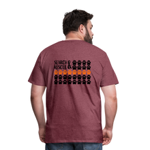 Load image into Gallery viewer, K9s Lead the Way - SAR - Men's Premium T-Shirt - heather burgundy