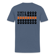 Load image into Gallery viewer, K9s Lead the Way - SAR - Men's Premium T-Shirt - heather blue