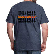 Load image into Gallery viewer, K9s Lead the Way - SAR - Men's Premium T-Shirt - heather blue