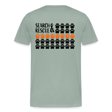 Load image into Gallery viewer, K9s Lead the Way - SAR - Men's Premium T-Shirt - steel green